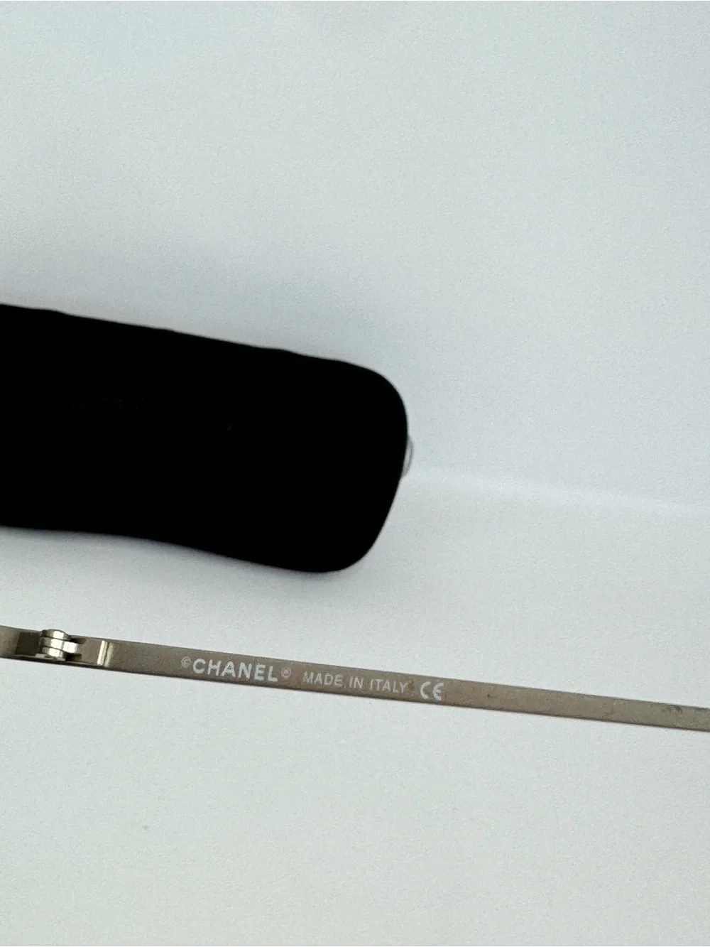 Authentic CHANEL Silver-Tone Rimless Sunglasses - Picture 5 of 9